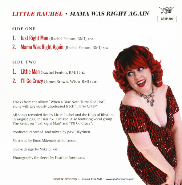 Mama Was Right Again (7inch, 45rpm, EP)