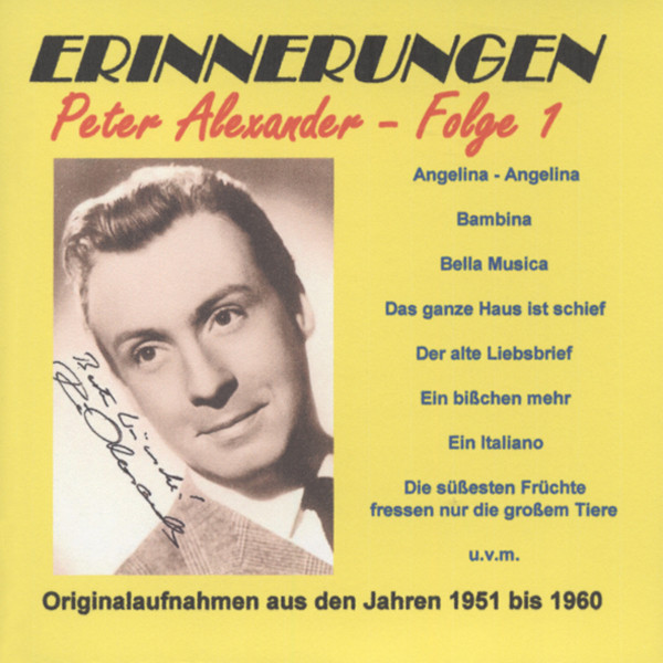 Erinnerungen 1951-60 Folge 1 (2-CD) Erinnerungen 1951-60 Folge 1 (2-CD)
