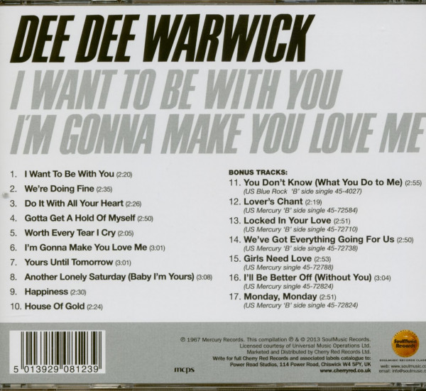 I Want To Be With You - I'm Gonna Make You Love Me (CD)