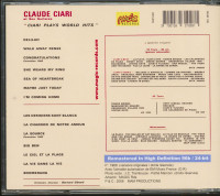 Aperçu: Ciari Plays World Hits (CD) Aperçu: Ciari Plays World Hits (CD)