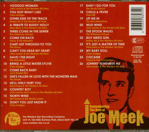 Remembering The Beat Of Joe Meek (CD)