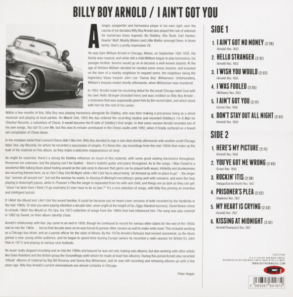 I Ain't Got You - Singles Collection (LP, 180g Vinyl)