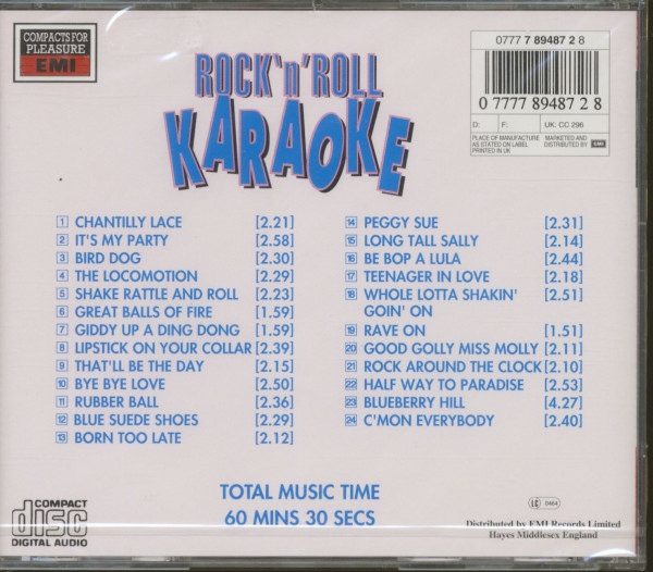 Karaoke - Rock 'n' Roll (CD)