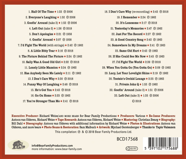 Sally Was A Good Old Girl (CD)