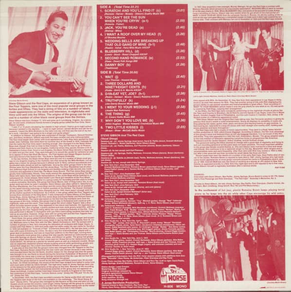 Steve Gibson & The Red Caps - Blueberry Hill (LP)