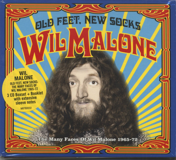 Old Feet, New Socks - The Many Facs Of Wil Malone 1965-72 (3-CD Boxset)