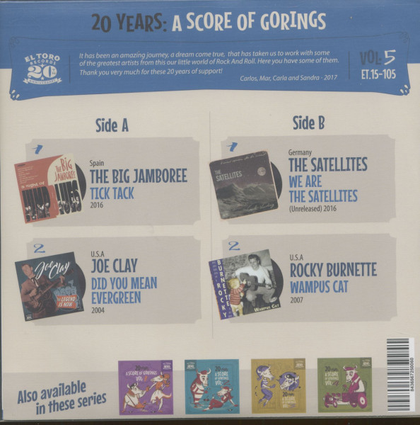 20 Years - A Score Of Gorings, Vol.5 (EP, 7inch, 33rpm, PS, sc)
