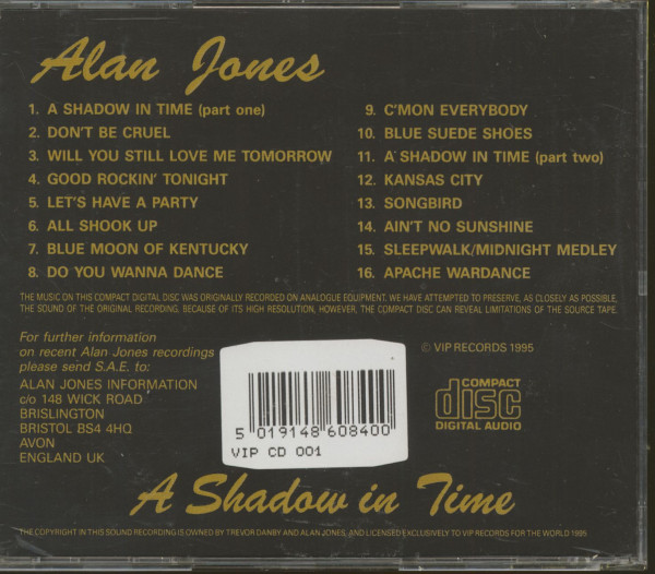 A Shadow In Time (CD)
