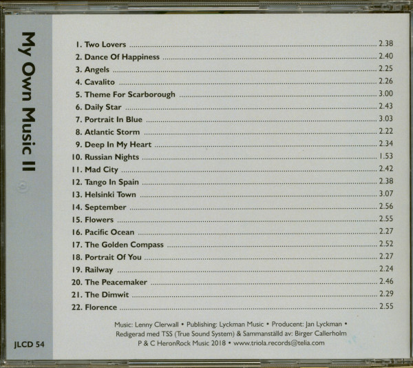 My Own Music II (CD)