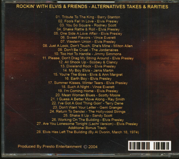 Rockin' With Elvis Presley & Friends (CD)