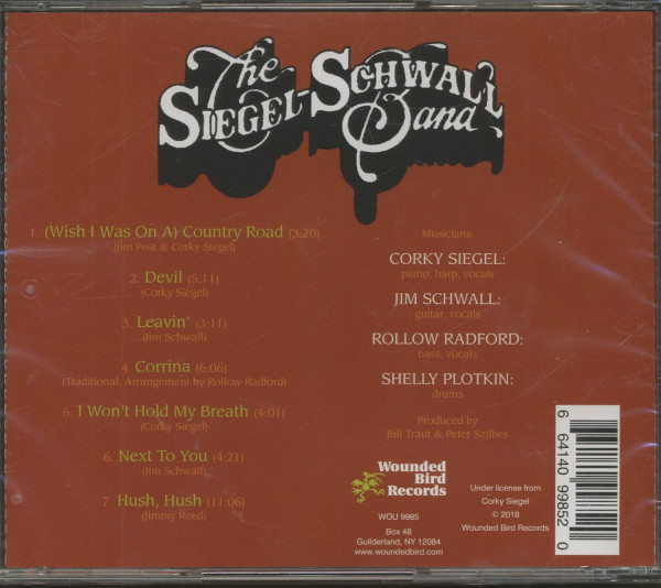 The Siegel-Schwall Band (CD)