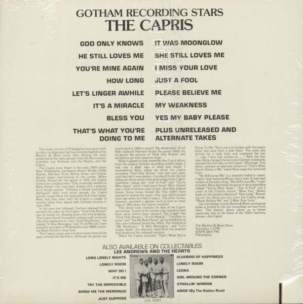 Gotham Recording Stars (LP, Cut-Out)