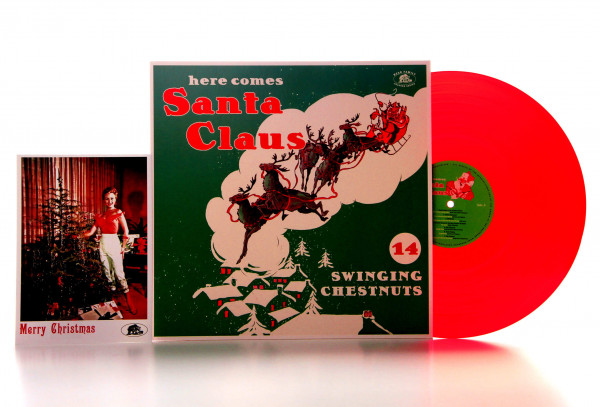 Here Comes Santa Claus - 14 Swingin' Chestnuts - (LP, Red Vinyl)