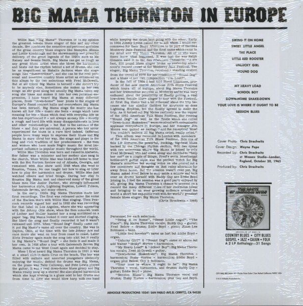 In Europe - Mono (LP)