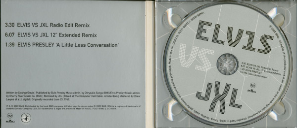 A Little Less Conversation (CD Single - Digipack)