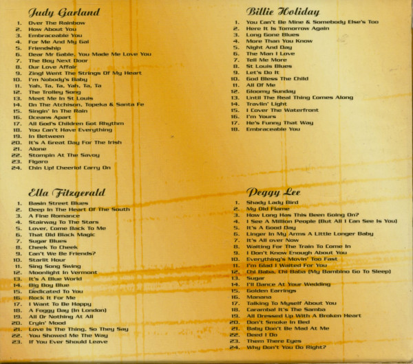 Great Female Vocalists (4-CD)