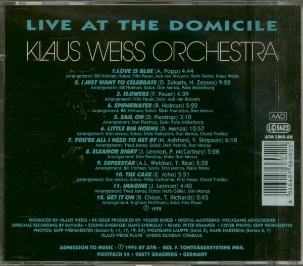Live At The Domicile (CD)