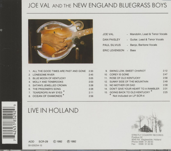 Live In Holland (CD)