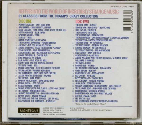 Stereophonic - 61 Classics From The Cramps' Crazy Collection (2-CD)