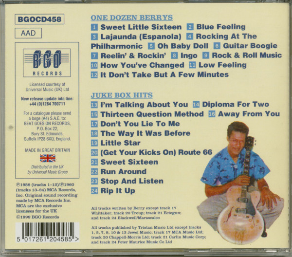 One Dozen Berrys - Juke Box Hits (CD)