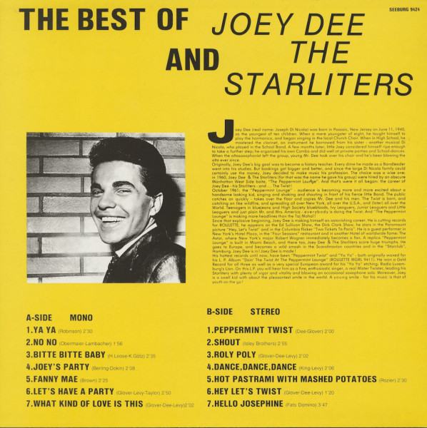 The Best Of Joey Dee And The Starliters (LP)