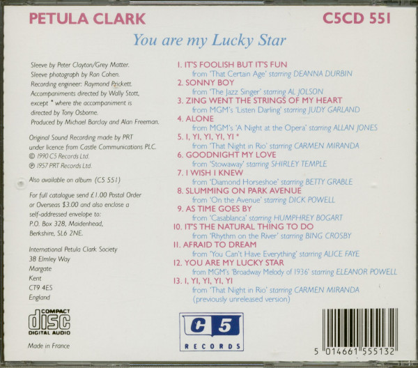 You Are My Lucky Star (CD)