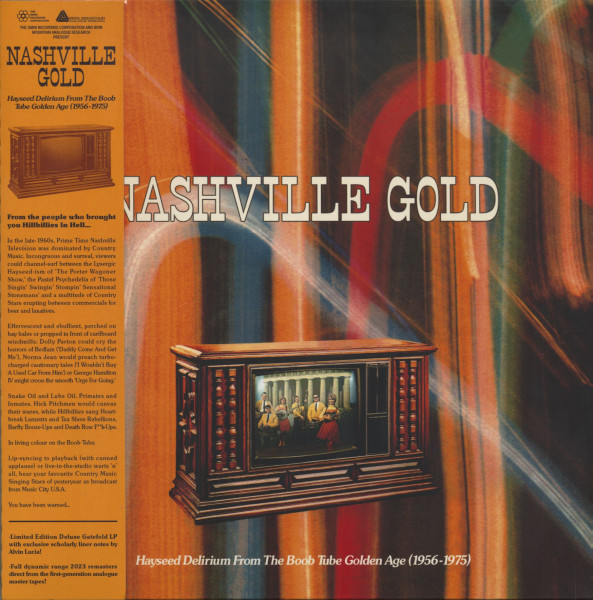 Nashville Gold - Hayseed Delirium From The Boob Tube Golden Age, 1956-1975 (LP, Ltd.)