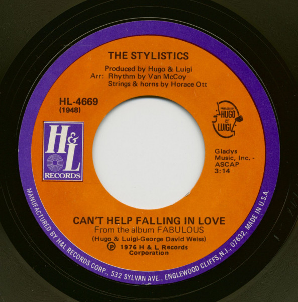 Jenny - Can't Help Falling In Love (7inch, 45rpm)