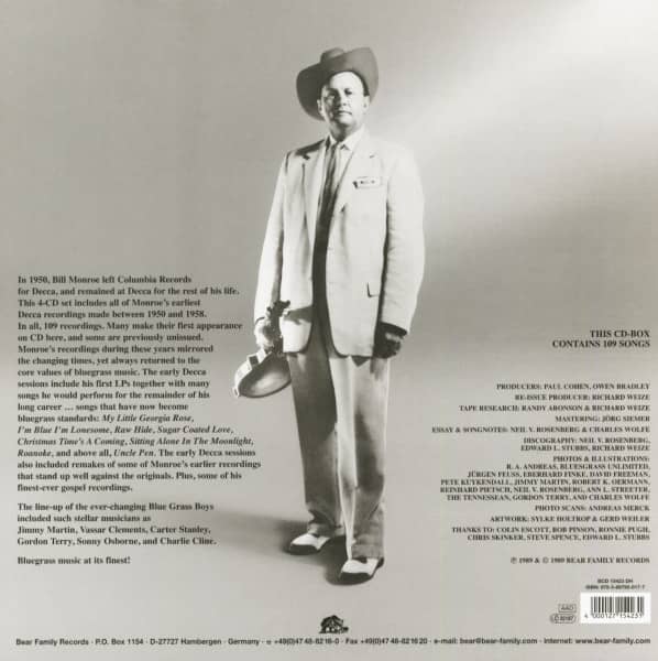 Blue Grass 1950-1958 (4-CD Deluxe Box Set)