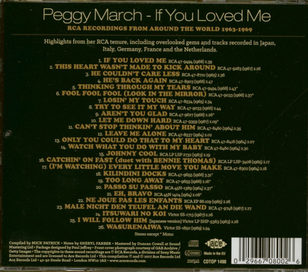 If You Loved Me - RCA Recordings Around The World 1963-1969 (CD)