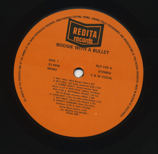 Nashville Country Rock Vol.1 - Boogie With A Bullet (LP)