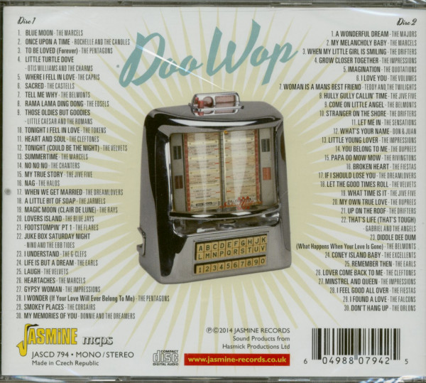 Doo Wop - The Greatest Hits 1961-1962 (2-CD)