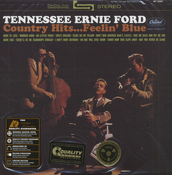 Country Hits...Feelin' Blue (LP, 200g Vinyl, Ltd.) Country Hits...Feelin' Blue (LP, 200g Vinyl, Ltd.)