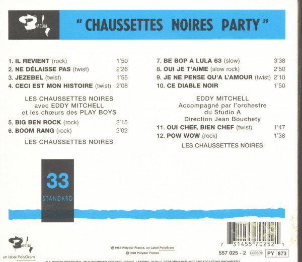 Chaussettes Noires Party (CD)