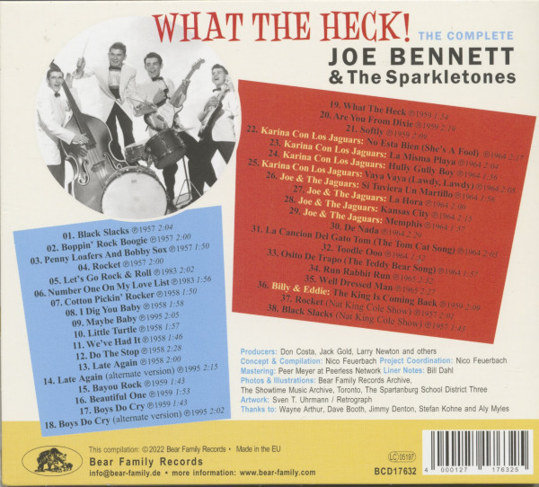 What The Heck! - The Complete Joe Bennett & The Sparkletones (CD)