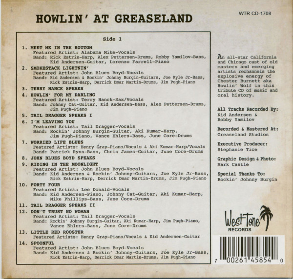 Howlin' At Greaseland (CD)