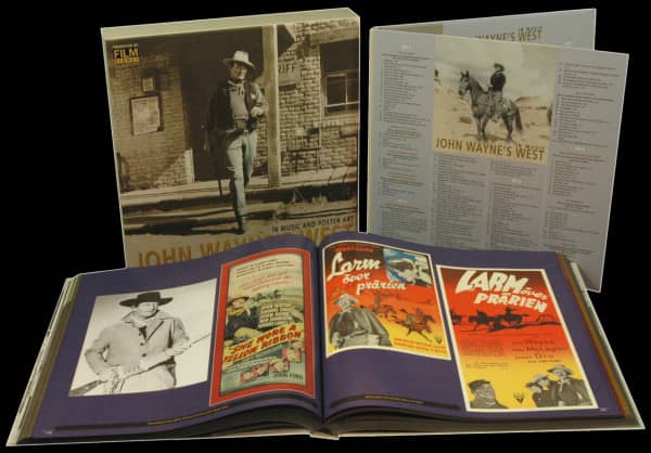 John Wayne's West - In Music And Poster Art (10-CD & 1-DVD Deluxe Box Set)