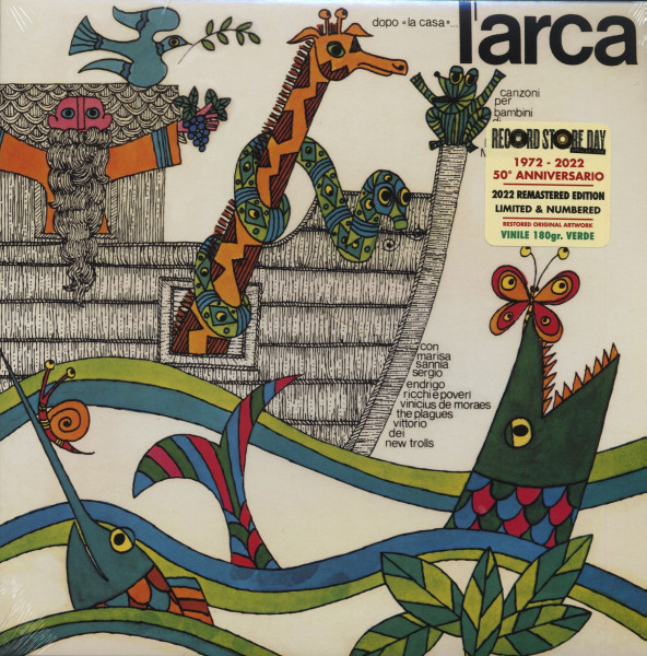 L'Arca - Canzoni Per Bambini Di Vinicius De Moraes (LP, 180g colored Vinyl)