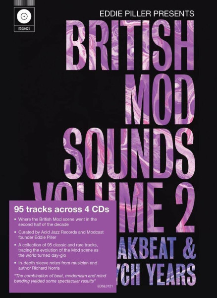 Eddie Piller Presents British Mod Sounds 60s Vol.2 (4-CD) Eddie Piller Presents British Mod Sounds 60s Vol.2 (4-CD)