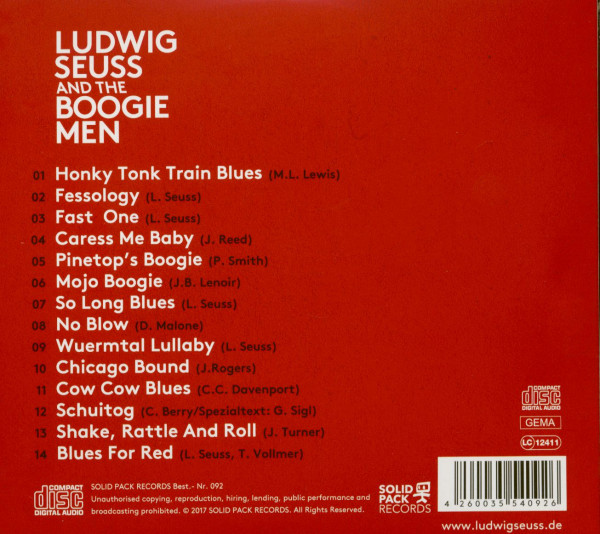 Ludwig Seuss And The Boogie Men (CD)