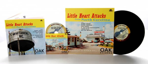 Little Heart Attacks From North Carolina -Rockabilly and Rock 'n' Roll on Oak Records (LP, 10inch & CD, Ltd, 45rpm)