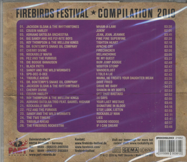 Firebirds Festival Compilation 2019 (CD)