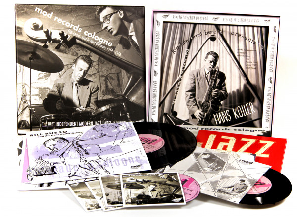 Mod Records Cologne - Jazz In West Germany 1954-56 (5x25cm LP - 6x-45rpm - 4-CD) LP-sized Box