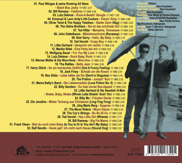 Rockin' With The Krauts - Real Rock 'n' Roll Made In Germany (CD), Vol. 2
