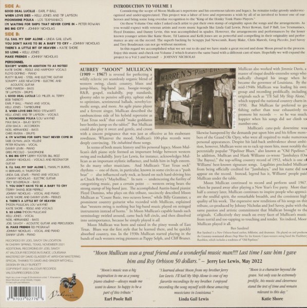 The Moon And The Stars: A Tribute To Moon Mullican Vol.1 (LP)