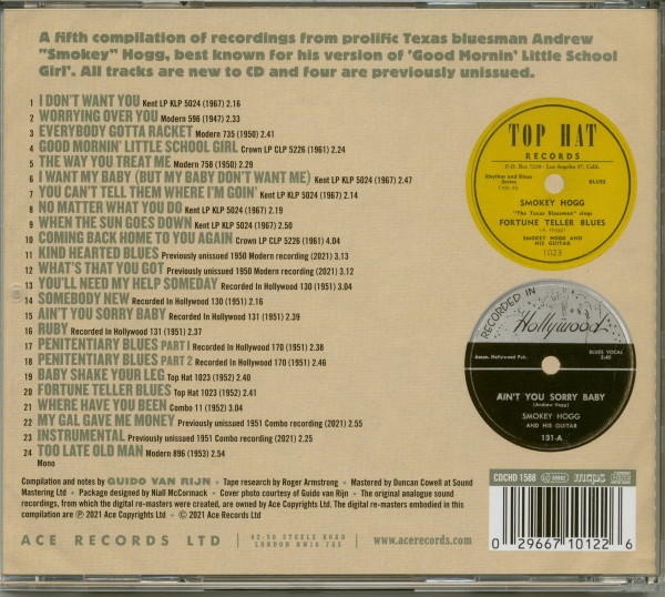 The Texas Blues Of Smokey Hogg (CD)
