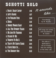 Aperçu: Schotti Solo - It Sounds Like ... (CD) Aperçu: Schotti Solo - It Sounds Like ... (CD)