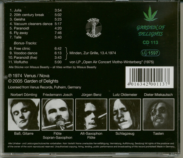 Missus Beatly (CD)