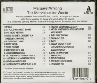 Aperçu: Too Marvelous for Words (CD) Aperçu: Too Marvelous for Words (CD)