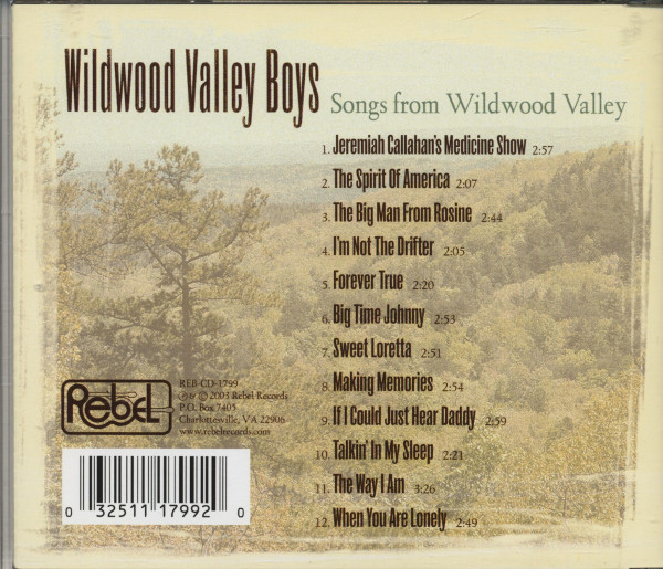 Songs From Wildwood Val (CD)